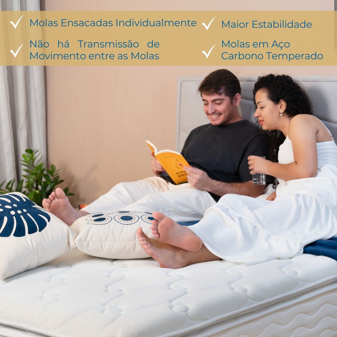 Colchão King Mola Ensacada Probel Bari (193x203x32cm) - Imagem 2