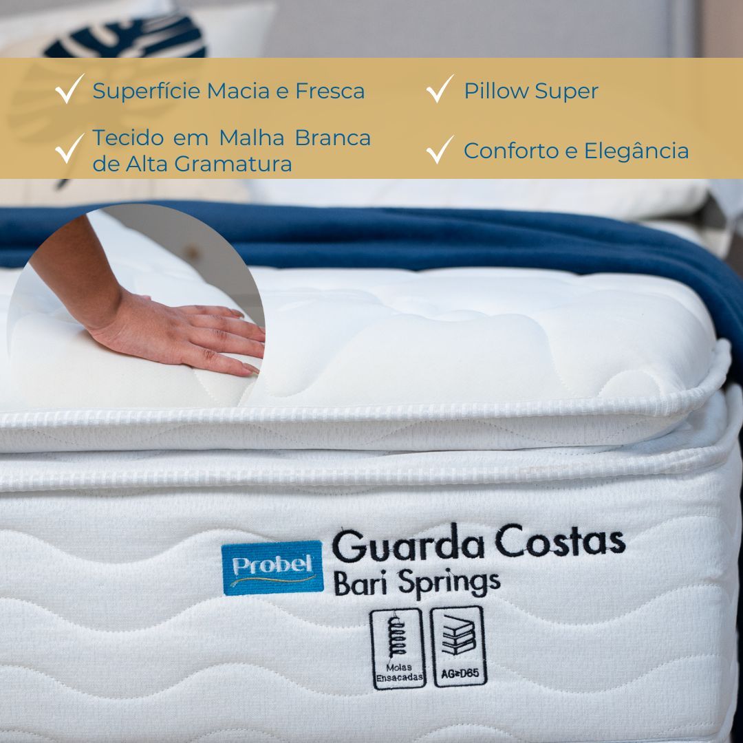 Colchão King Mola Ensacada Probel Bari (193x203x32cm) - Imagem 5