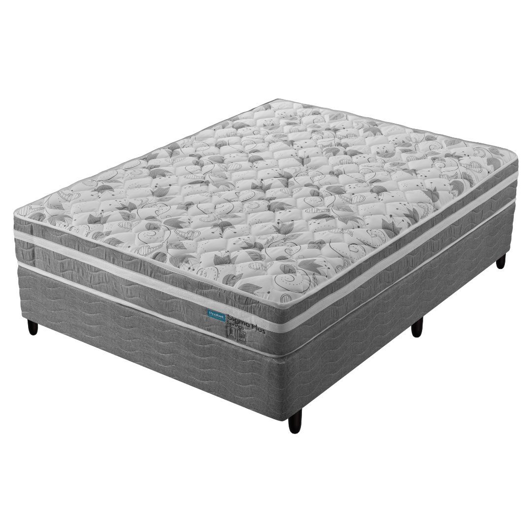 Conjunto Box Casal Mola Ensacada Probel Sigma Plus (138x188x50cm)