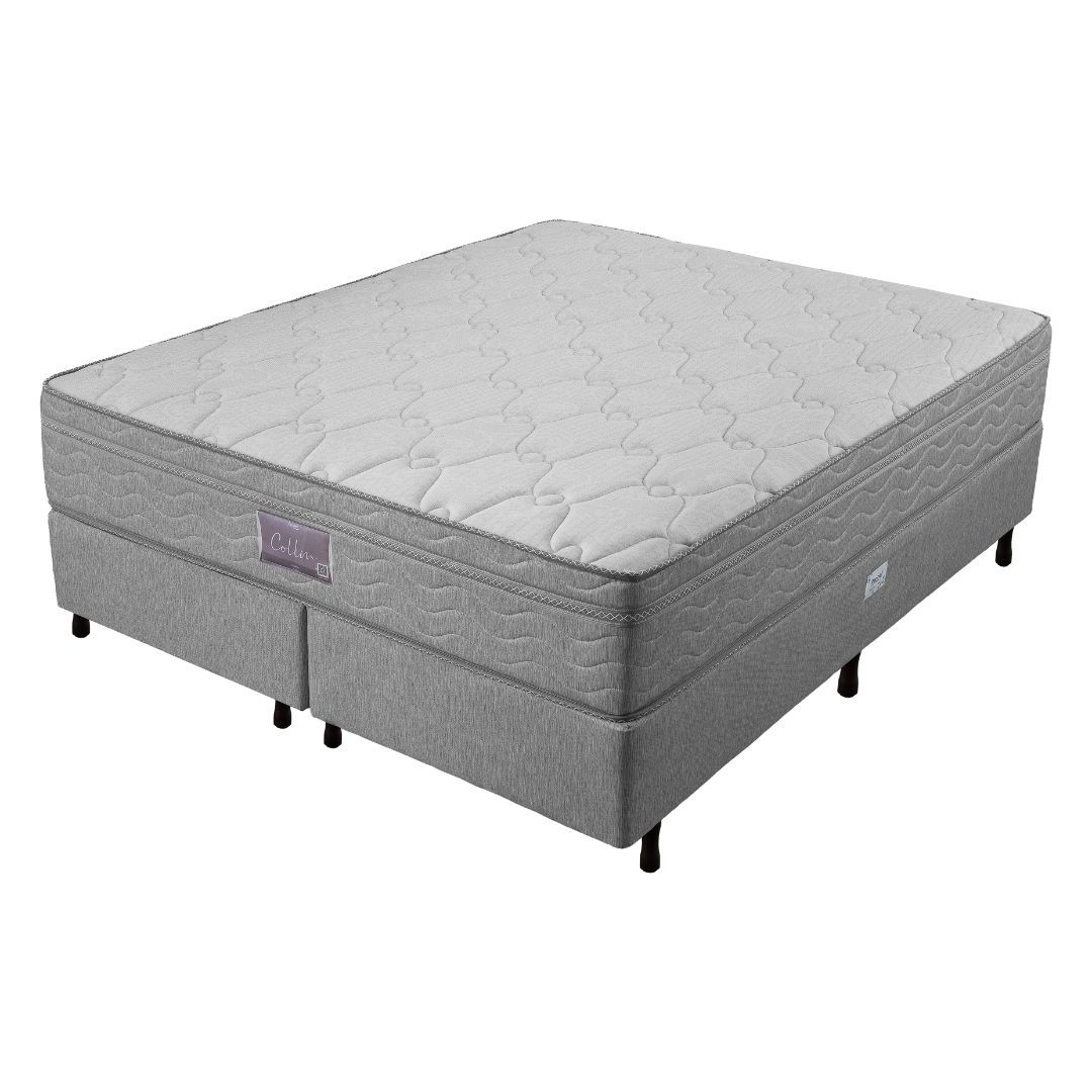 Conjunto Box Queen Mola Ensacada Probel Collin (158x198x56cm)