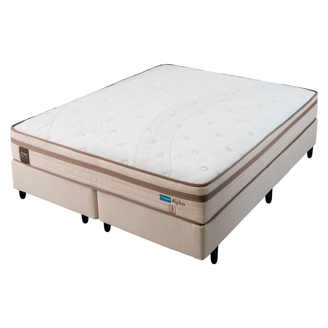 Conjunto Box Queen Mola Ensacada Probel Alpha (158x198x52cm)