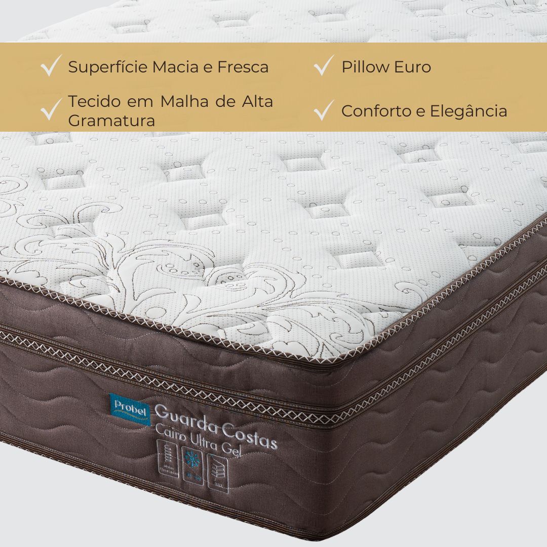 Colchão Queen Mola Ensacada Probel Cairo Ultra Gel (158x198x30cm) - Imagem 5