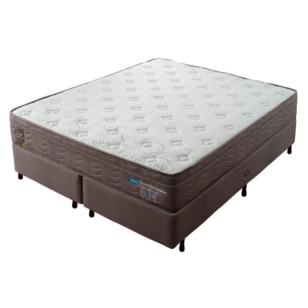 Conjunto Box Queen Mola Ensacada Probel Cairo Ultra Gel (158x198x56cm)