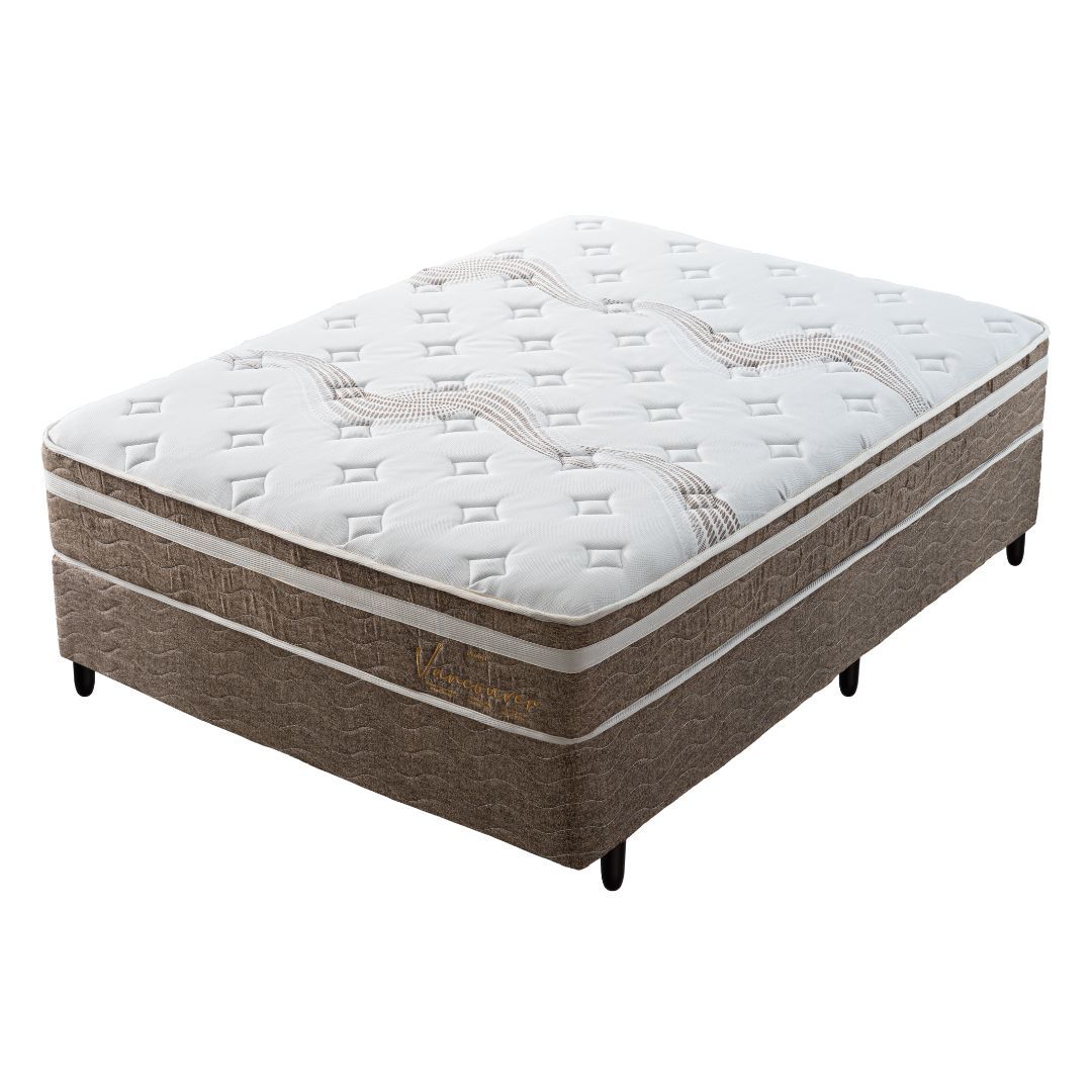 Conjunto Box Casal Mola Ensacada Probel Vancouver (138x188x54cm)