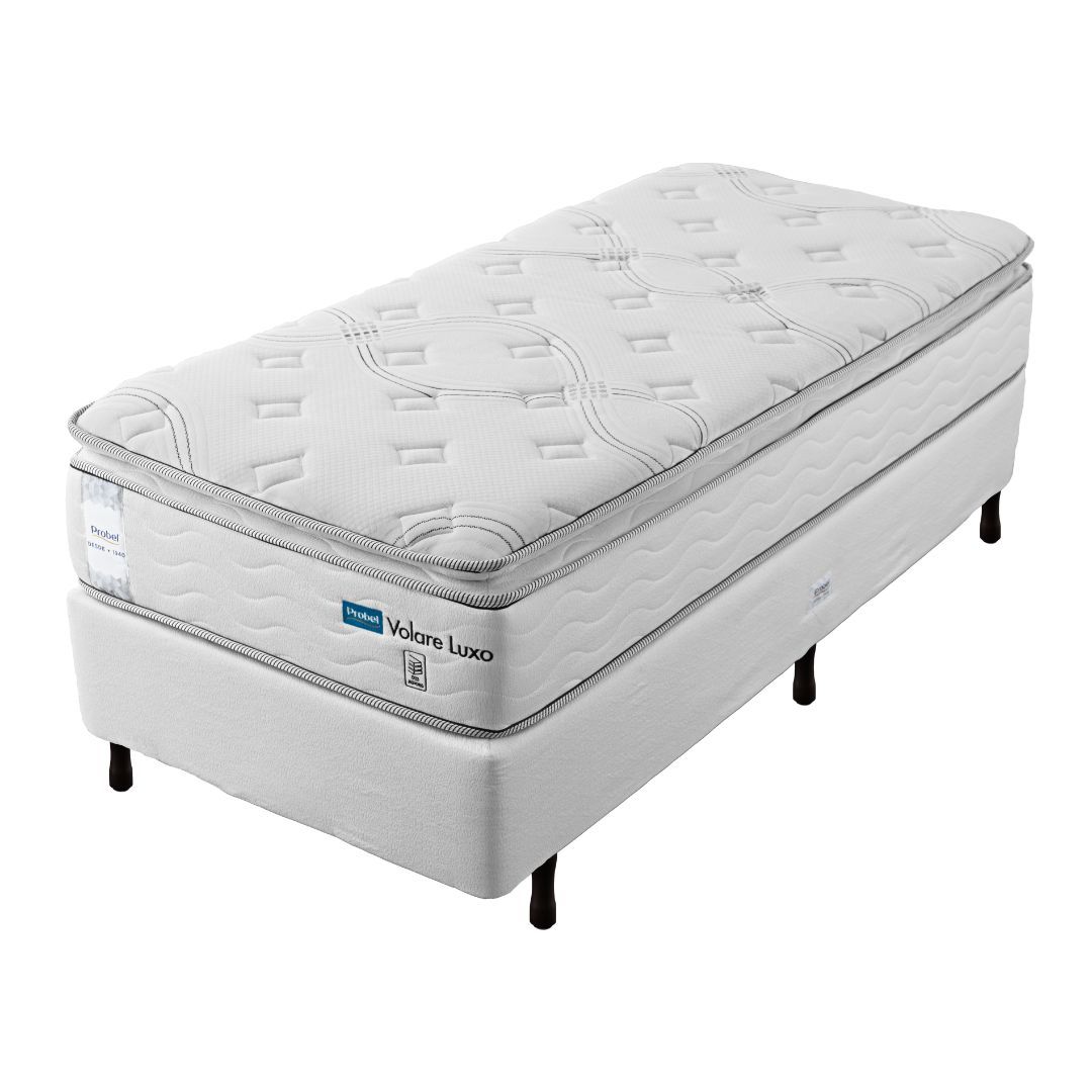 Conjunto Box Solteiro Mola Probel Volare Luxo (88x188x59cm)