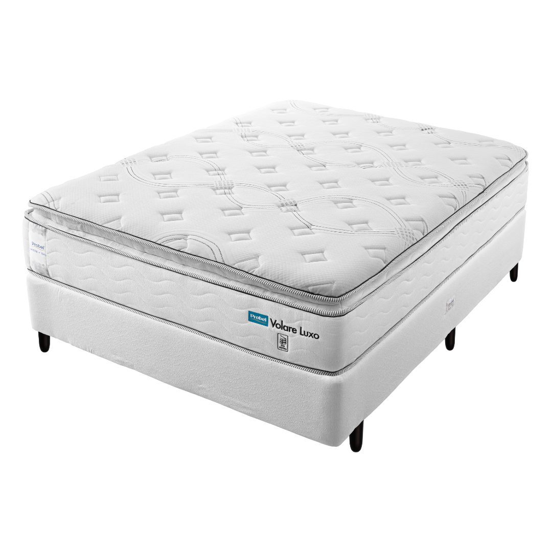 Conjunto Box Casal Mola Probel Volare Luxo (138x188x59cm)