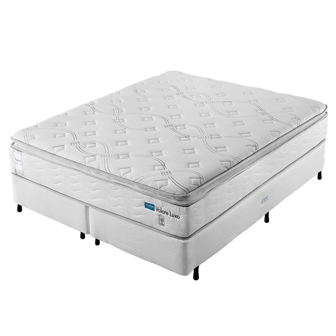 Conjunto Box Queen Mola Probel Volare Luxo (158x198x59cm)
