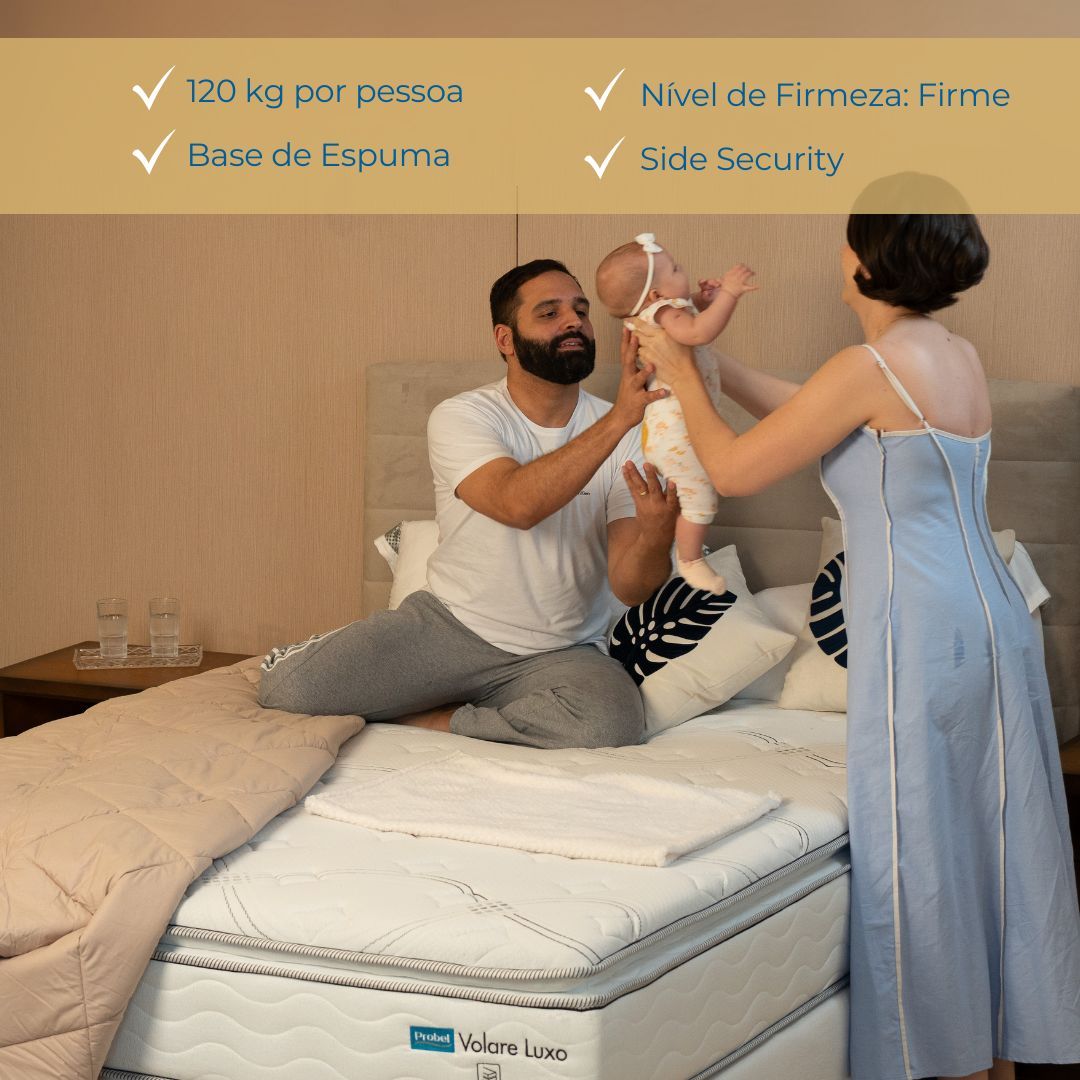 Conjunto Box King Mola Probel Volare Luxo (193x203x59cm) - Imagem 3