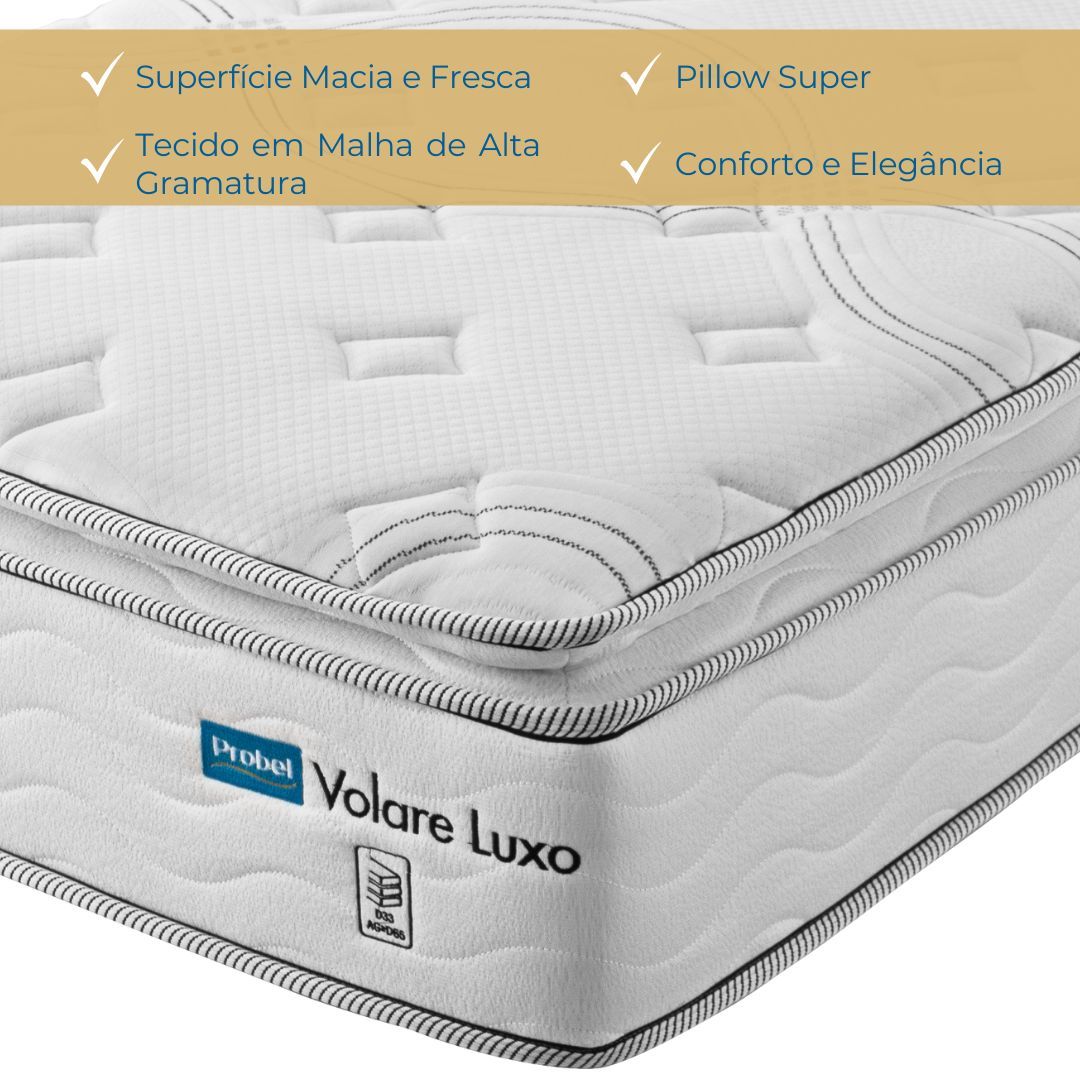 Conjunto Box King Mola Probel Volare Luxo (193x203x59cm) - Imagem 5