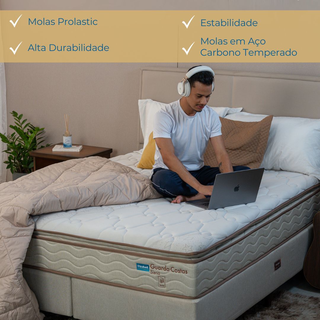 Conjunto Box King Mola Probel Siena (193x203x54cm) - Imagem 2