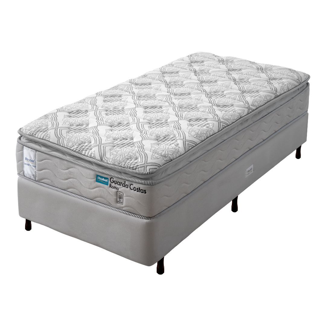 Conjunto Box Solteiro Mola Probel Roma (88x188x56cm)