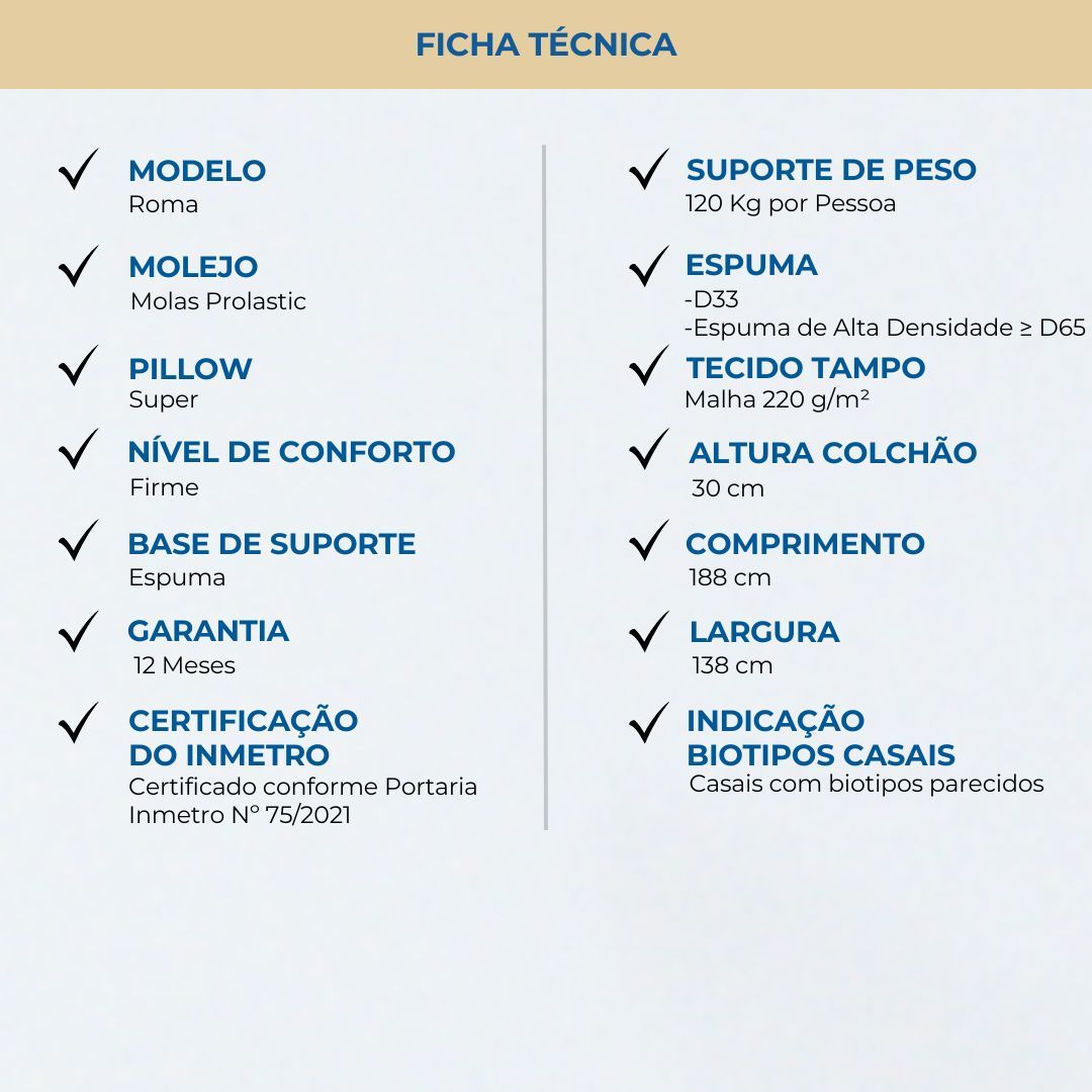 Conjunto Box Casal Mola Probel Roma (138x188x56cm) - Imagem 6