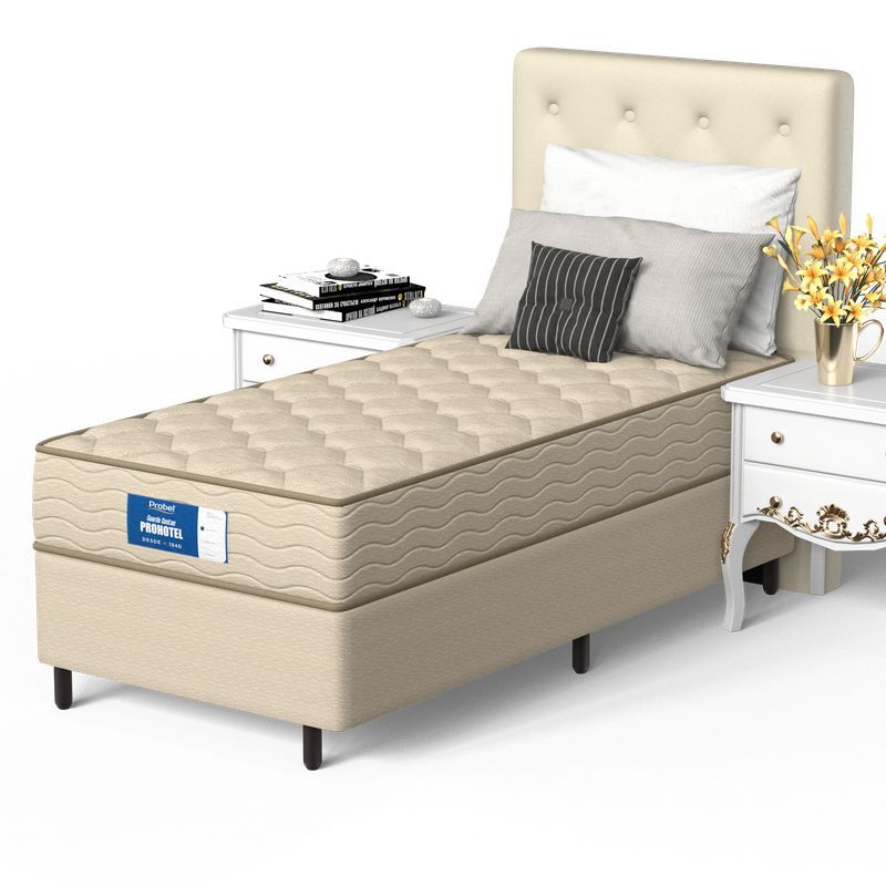 Conjunto Box Solteiro Mola Probel Prohotel Comfort (88x188x52cm) - Imagem 2