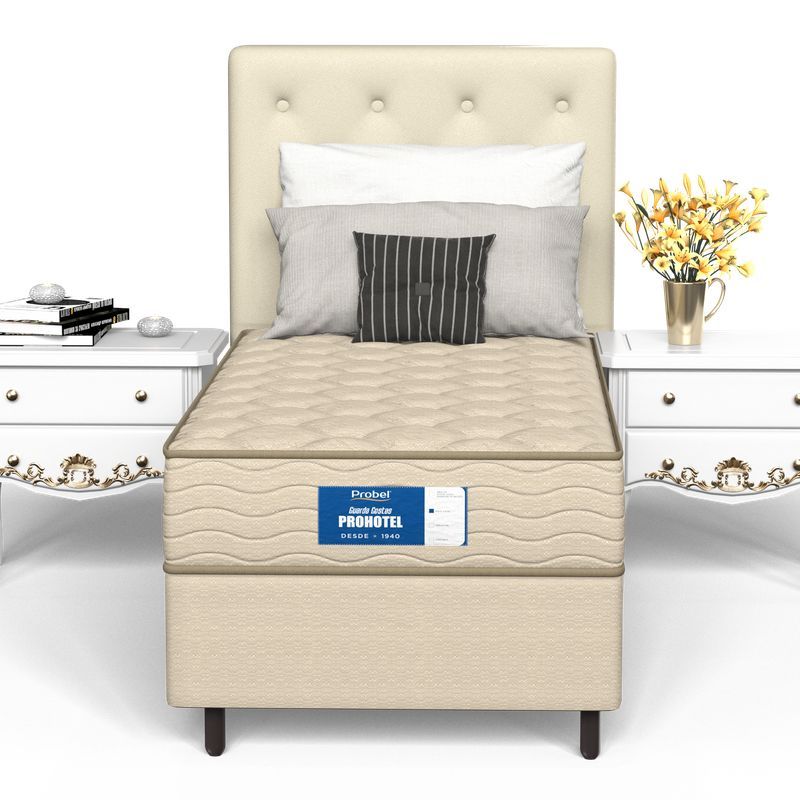 Conjunto Box Solteiro Mola Probel Prohotel Comfort (88x188x52cm) - Imagem 3