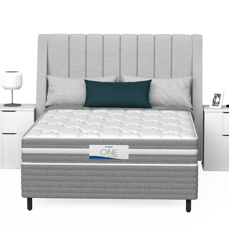 Colchão Casal Mola Ensacada Probel One Springs Branco - Imagem 3