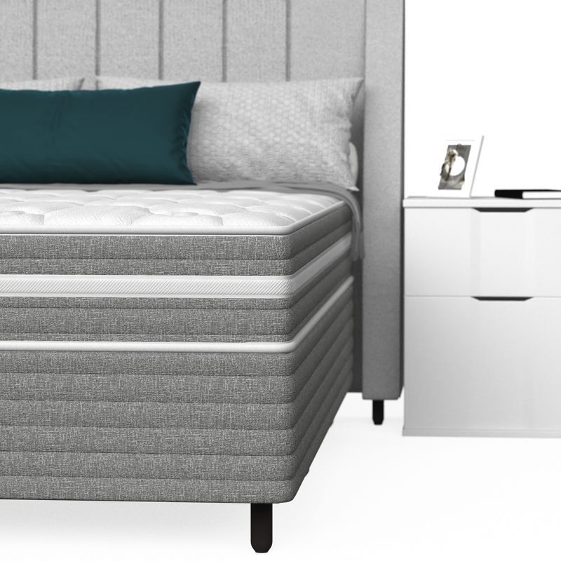 Colchão Casal Mola Ensacada Probel One Springs Branco - Imagem 6
