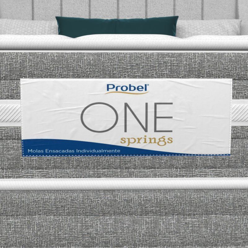Colchão Casal Mola Ensacada Probel One Springs Branco - Imagem 7