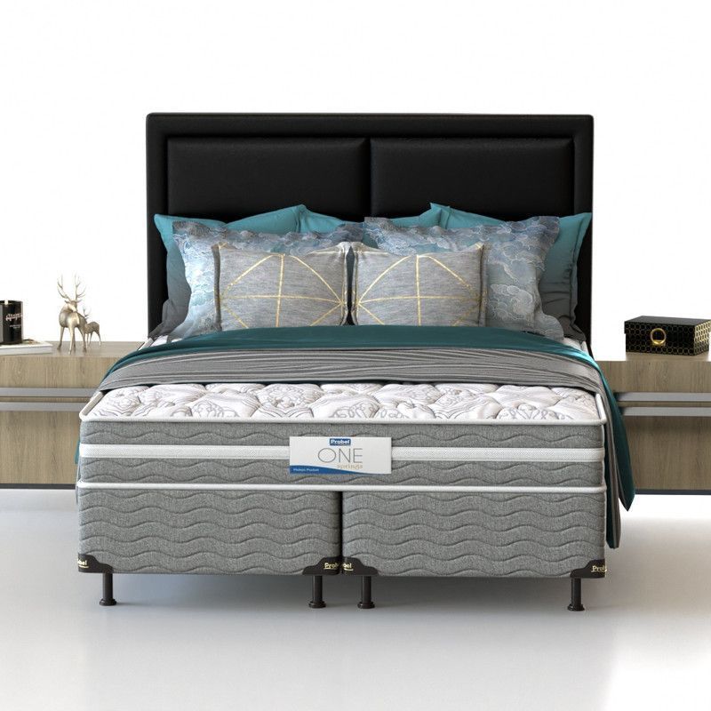Conjunto Box Queen Mola Ensacada Probel One Springs - Imagem 3