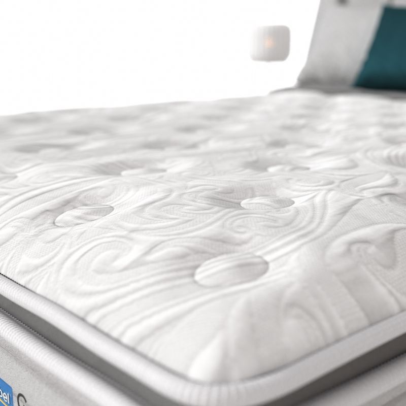 Conjunto Box Solteiro Mola Ensacada Probel Athos Bambu New - Imagem 6