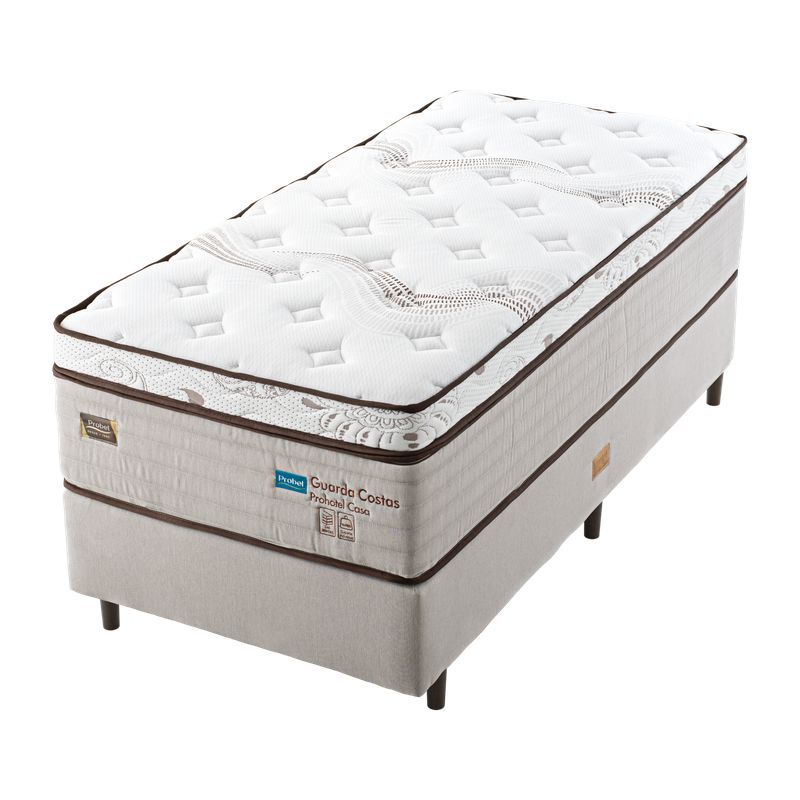 Conjunto Box Solteiro Mola Probel Prohotel Casa (88x188x66cm)