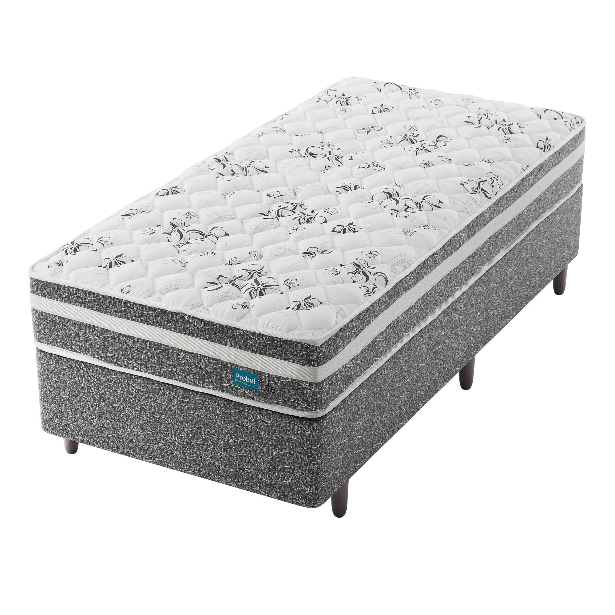Conjunto Box Solteiro Mola Probel Life (88x188x50cm)