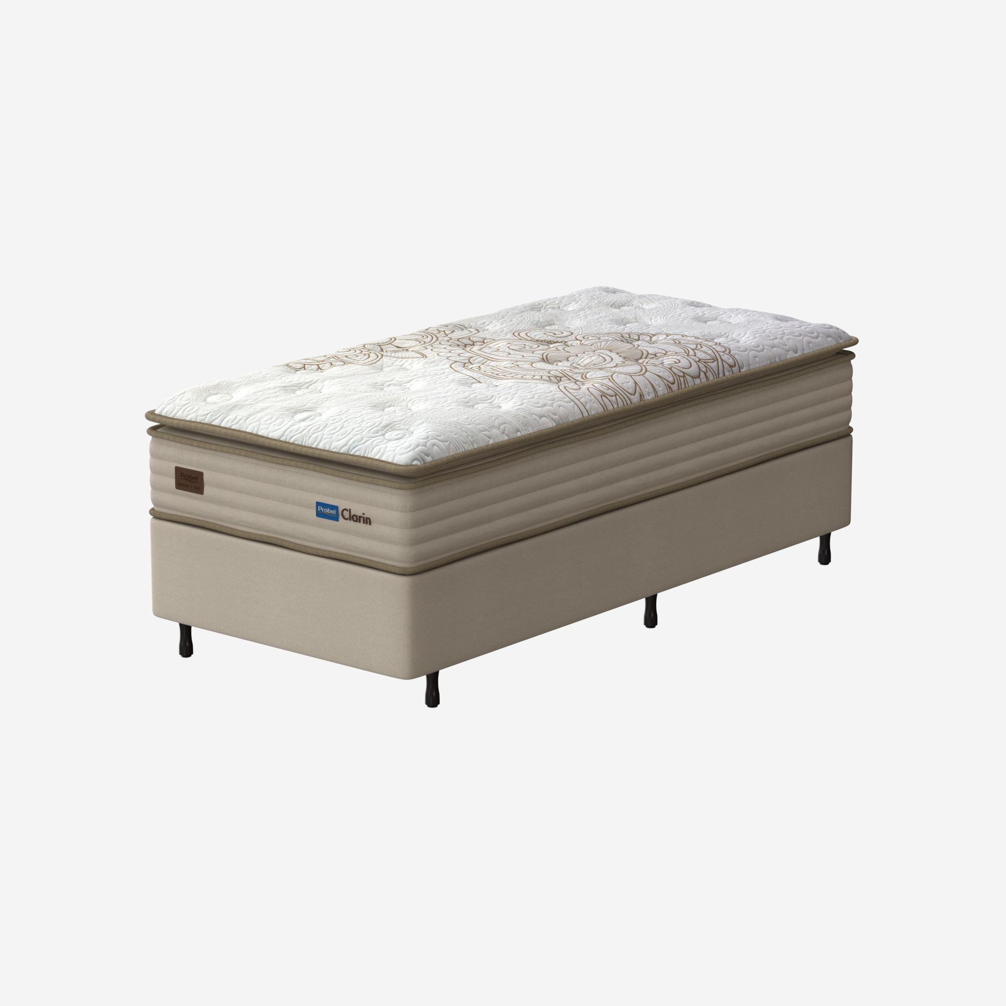 Conjunto Box Solteiro Mola Probel Clarin (88x188x54cm)