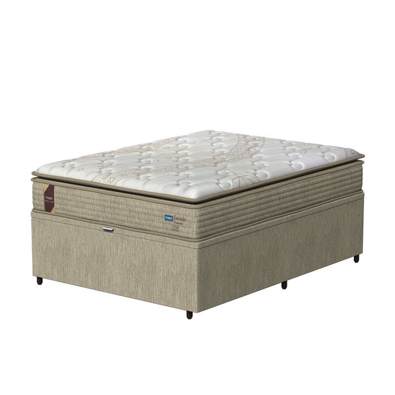 Kit Box Baú Viúva + Colchão Mola Ensacada Probel Excede Premium - Imagem 2