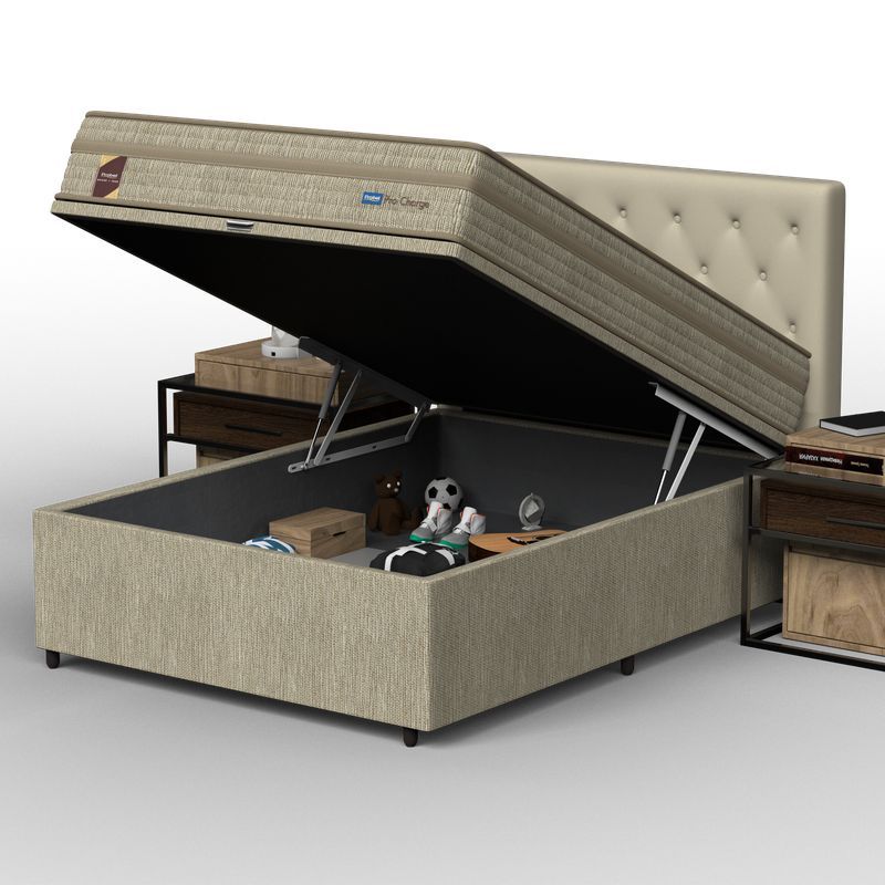 Kit Box Baú Viúva + Colchão Mola Probel Pró Charge - Imagem 3