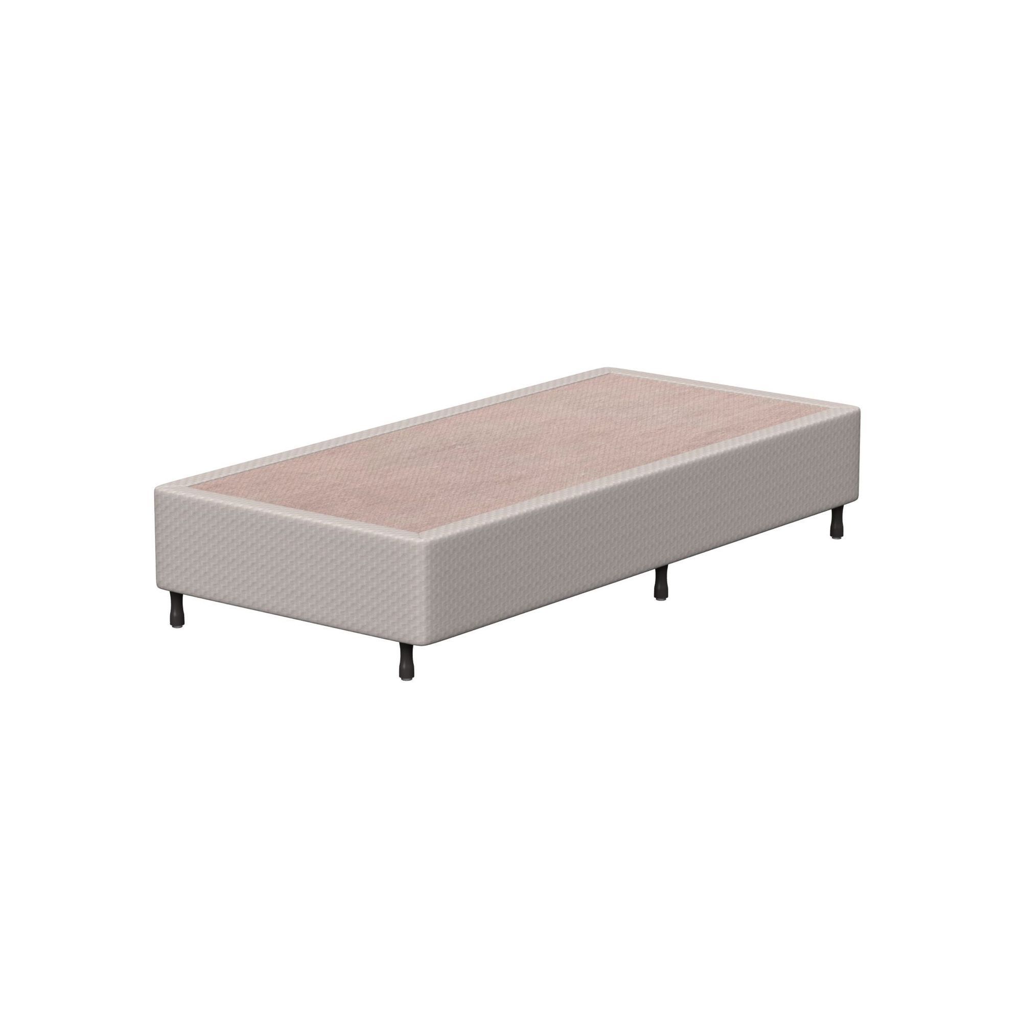 Base Box Solteirão Prodormir Standard Suede Marrom (100x200x26cm)