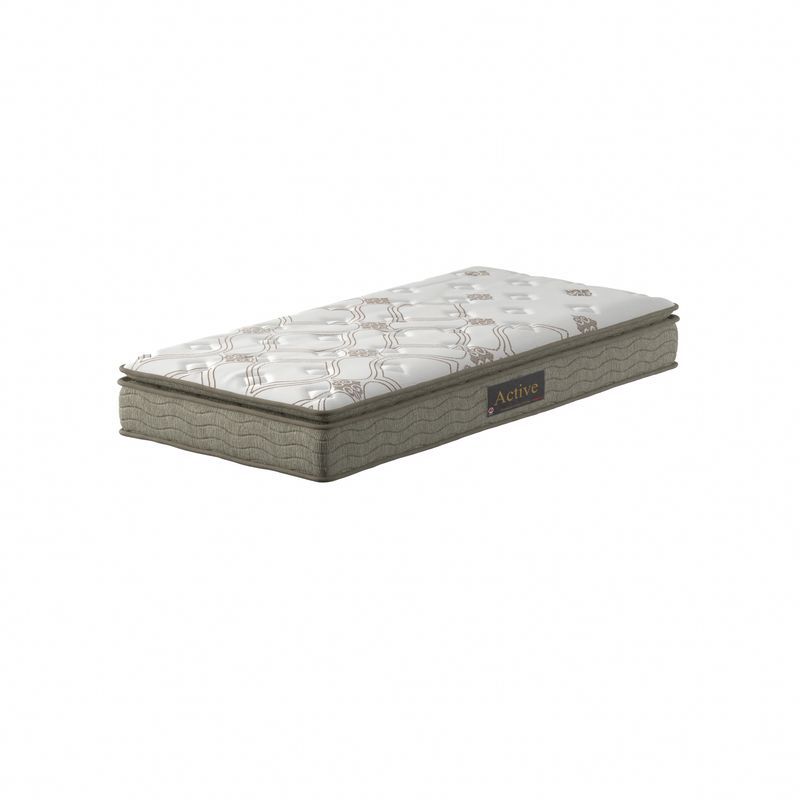 Conjunto Box Solteirão Espuma Prodormir Active Premium Hiper Firme (100x200x50cm)