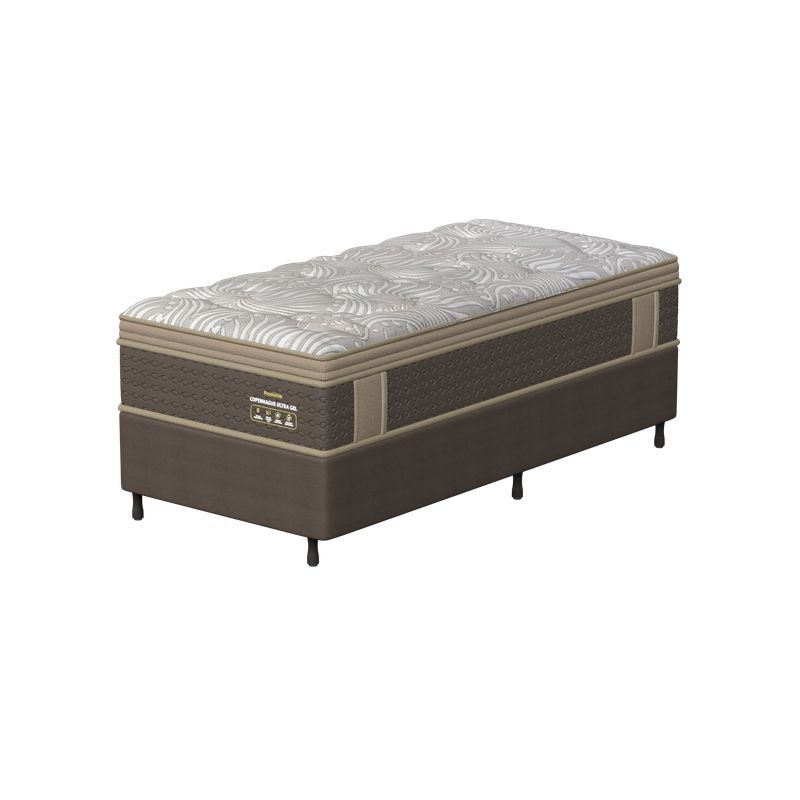 Conjunto Box Solteirão Mola Ensacada Prodormir Copenhague Ultra Gel (100x200x62cm)