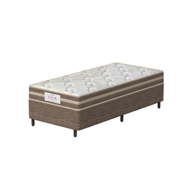 Conjunto Box Solteirão Mola Ensacada Prodormir Solar Bambu (100x200x46cm)
