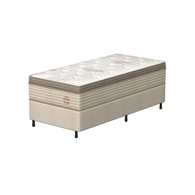 Conjunto Box Solteirão Mola Ensacada Prodormir Rubi Soft Gel (100x200x62cm)