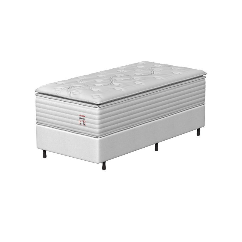 Conjunto Box Solteirão Mola Prodormir Hércules New (100x200x66cm)