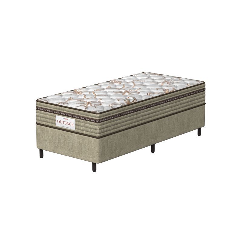 Conjunto Box Solteirão Mola Ensacada Prodormir Outback New (108x198x54cm)