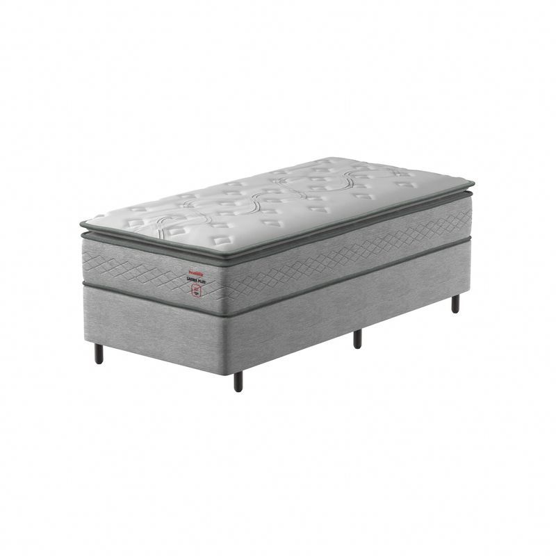 Conjunto Box Solteirão Mola Prodormir Safira Plus New (100x200x58cm)