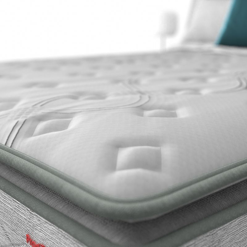 Conjunto Box Solteirão Mola Prodormir Safira Plus New (100x200x58cm) - Imagem 4