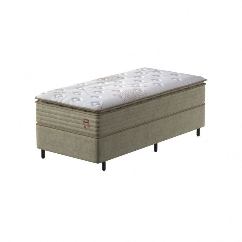 Conjunto Box Solteirão Mola Ensacada Prodormir Bourbon New (100x200x60cm)