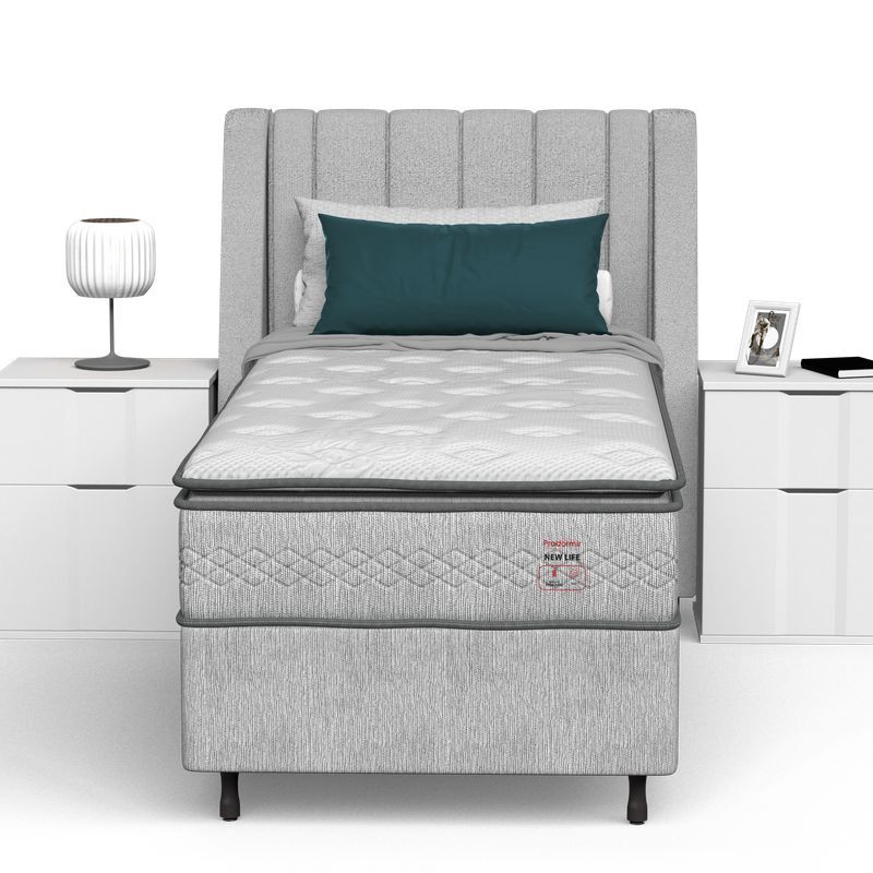 Conjunto Box Solteirão Mola Ensacada Prodormir New Life (100x200x56cm) - Imagem 3