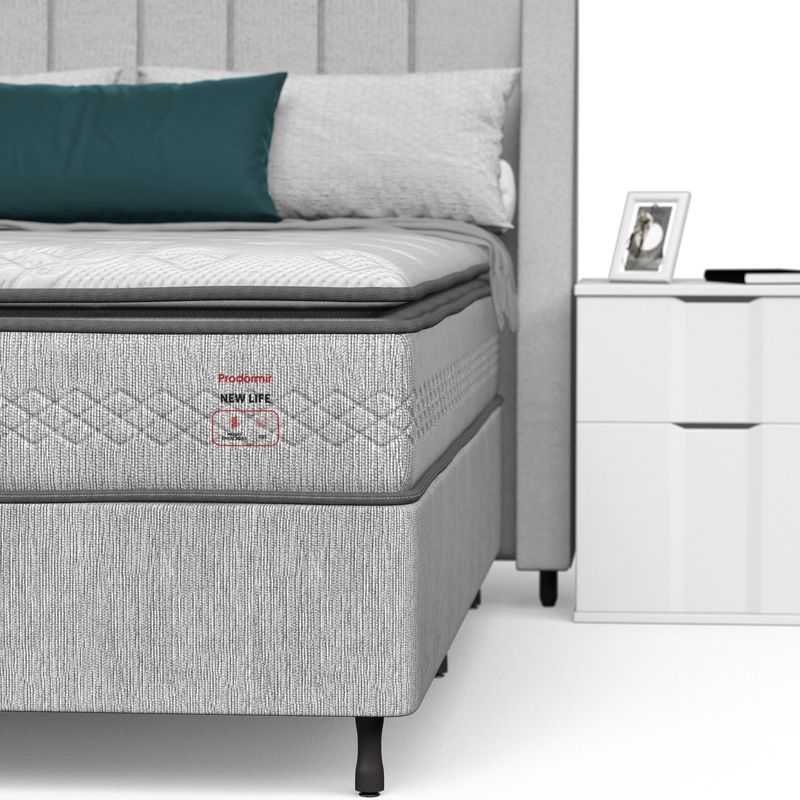 Conjunto Box Solteirão Mola Ensacada Prodormir New Life (100x200x56cm) - Imagem 6