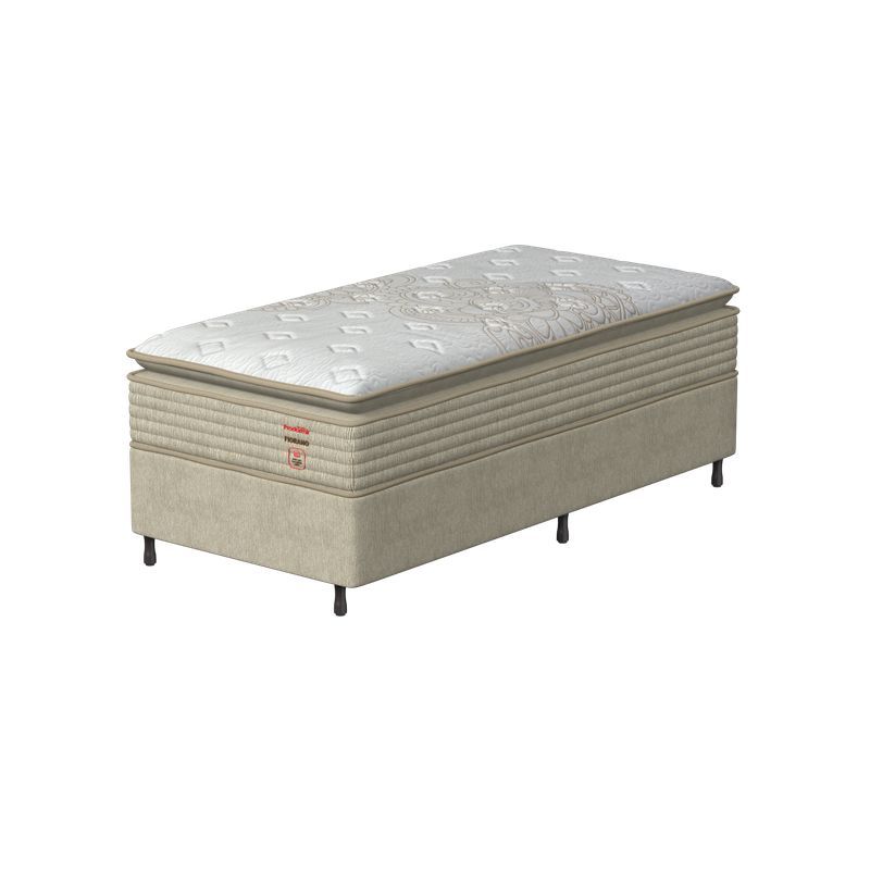 Conjunto Box Solteirão Espuma Prodormir Fiorano (100x200x60cm)