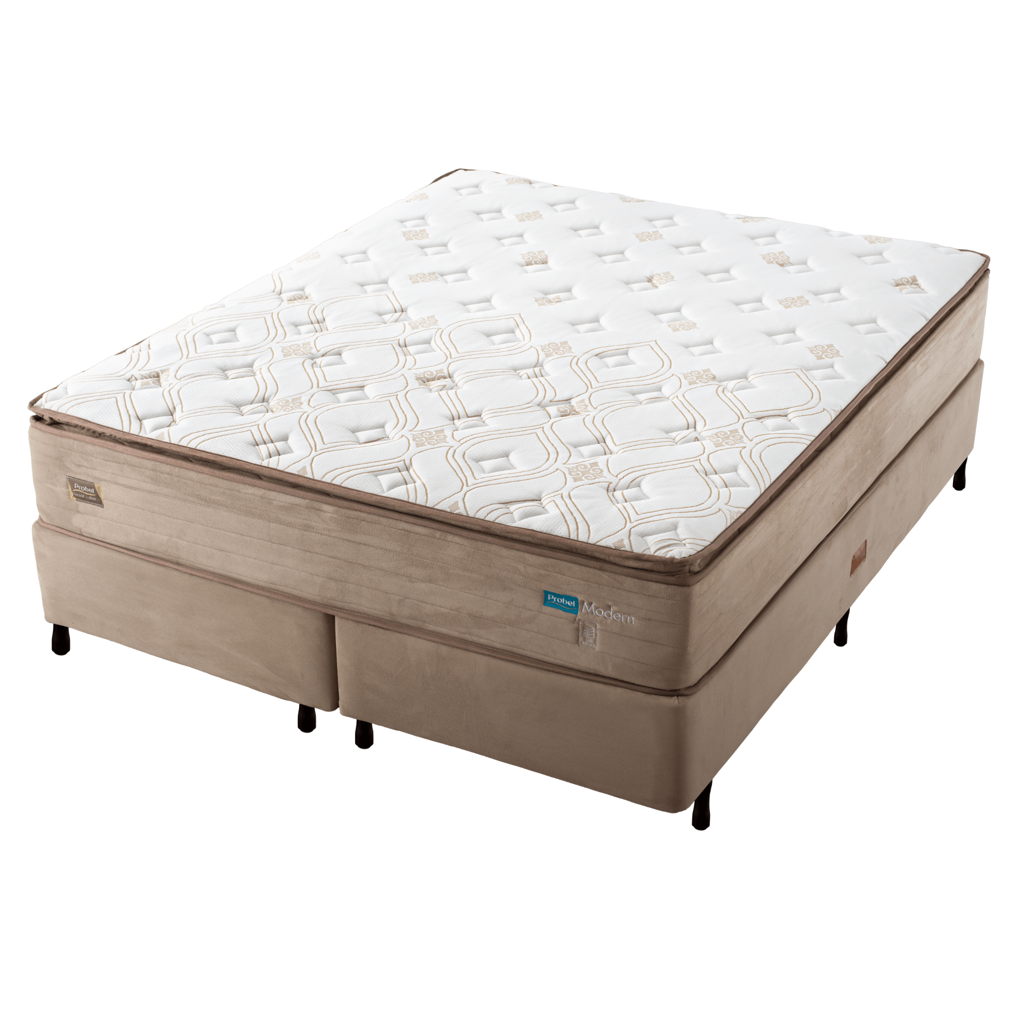 Conjunto Box Queen Mola Probel Modern (158x198x58cm)