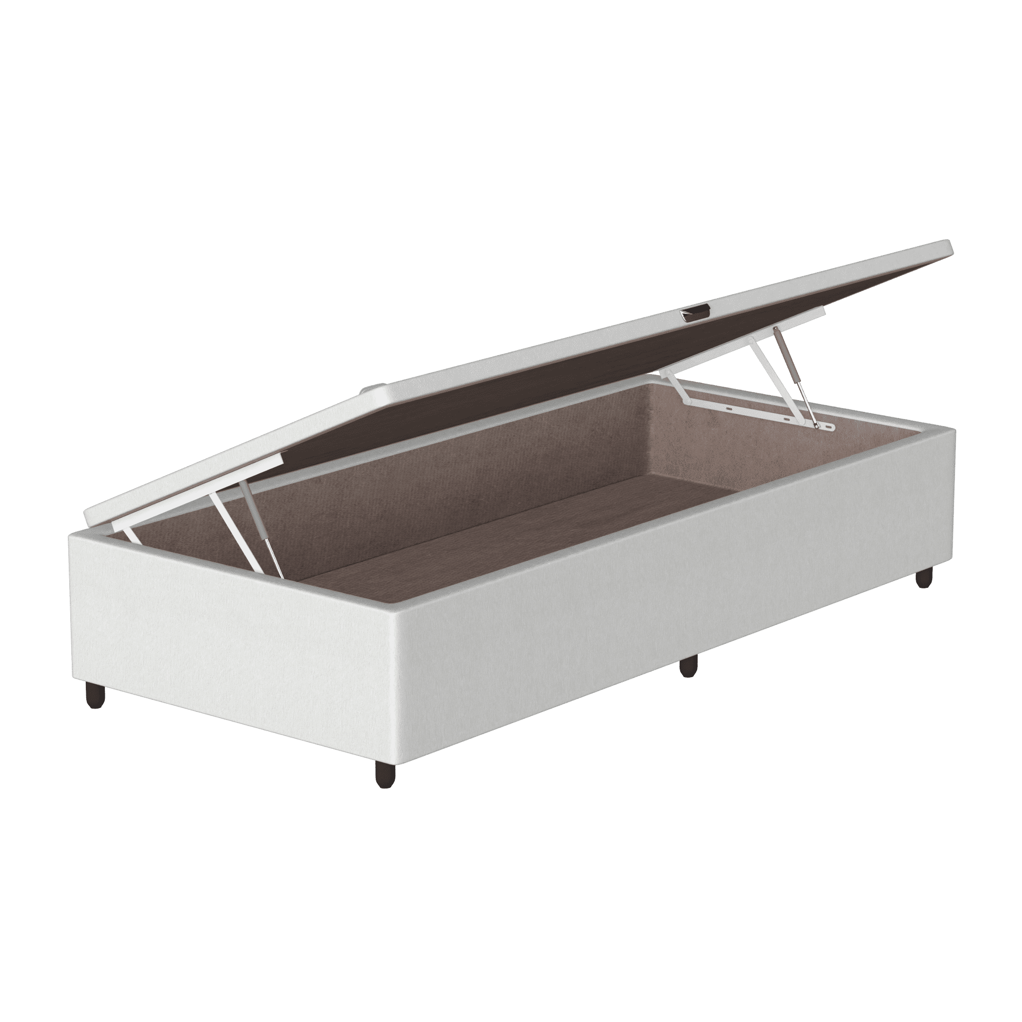 Box Baú Solteiro Probel Luxo Tela (88x188x40cm)
